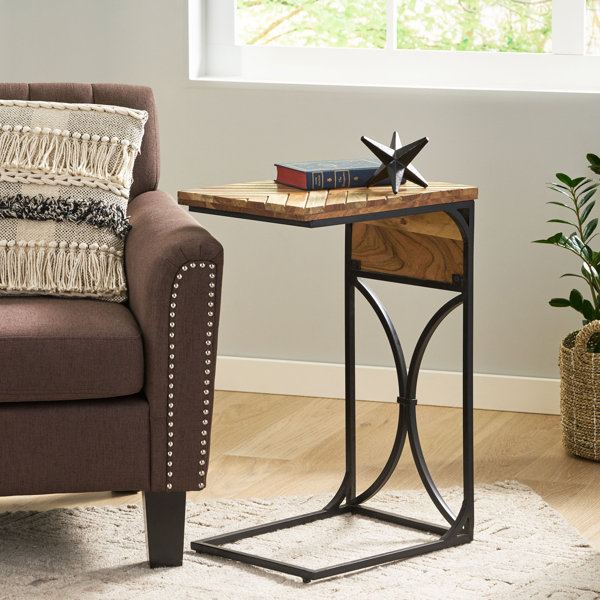 17 Stories Solid Wood Top C Table End Table & Reviews Wayfair